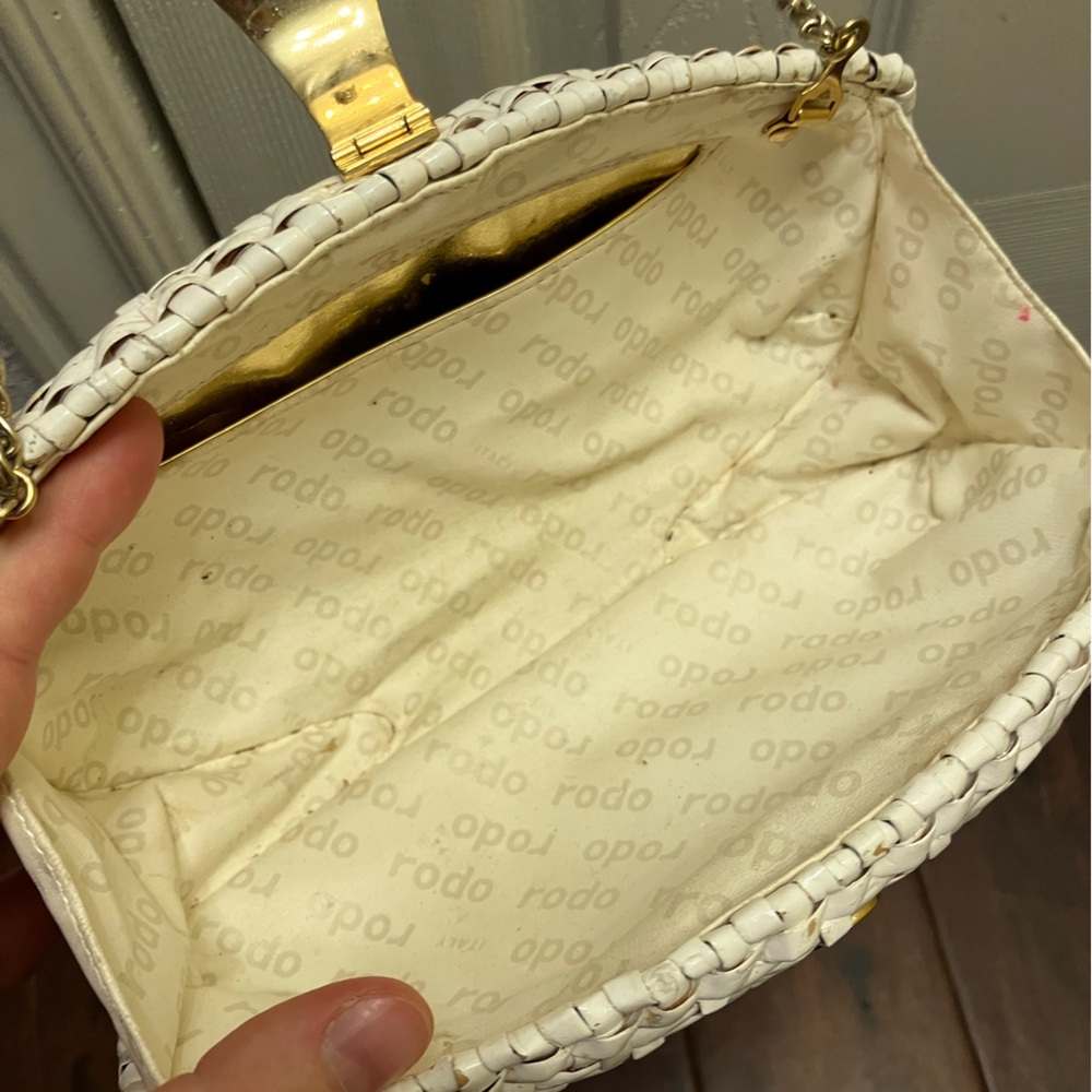 Vintage Rattan Rodo Italian Clutch - Picture 6 of 7